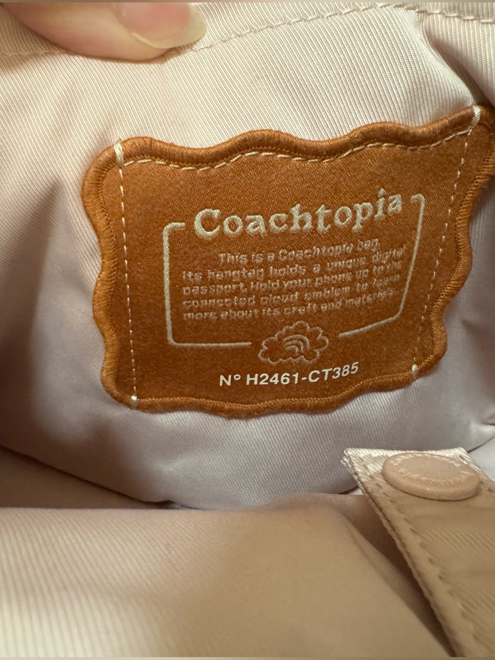 Coach coachtopia mini loop pink puffer puffy tote bag purse crossbody eco recycl - Picture 9 of 16
